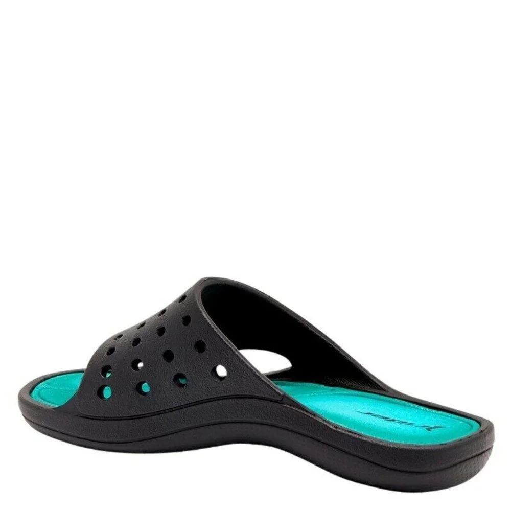 Rider Boys' Bay V Kids-K Sandal Black/Green Size 12 Medium New